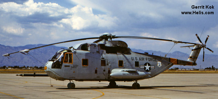 Helicopter Sikorsky CH-3C Serial 61-556 Register 65-12781 used by US Air Force USAF. Aircraft history and location
