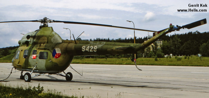 Vzdušné síly AČR Mi-2 Hoplite