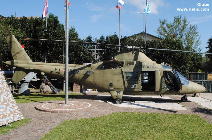 Helicopter Agusta A109CM Serial 7371 Register MM81237 used by Aviazione dell'Esercito AVES (Italian Army  Aviation). Aircraft history and location