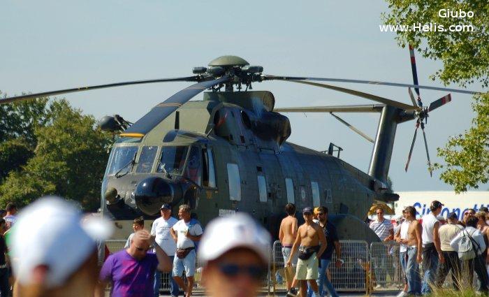 Helicopter Agusta AS-61R Serial 6225 Register MM81341 used by Aeronautica Militare Italiana AMI (Italian Air Force). Aircraft history and location