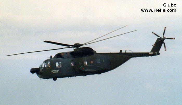 Helicopter Agusta AS-61R Serial 6209 Register MM80982 used by Aeronautica Militare Italiana AMI (Italian Air Force). Aircraft history and location