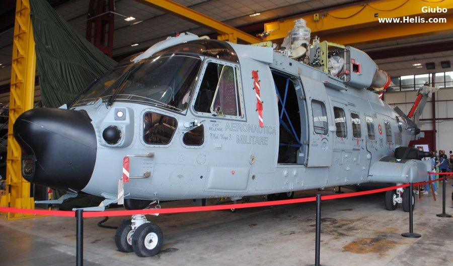 Helicopter AgustaWestland AW101 611 Serial 50272 Register MM81874 used by Aeronautica Militare Italiana AMI (Italian Air Force). Built 2019. Aircraft history and location