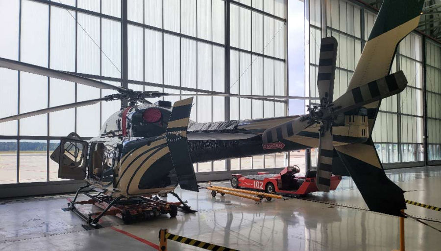 Helicopter Bell 429 Serial 57227 Register YL-HCH C-FDYG used by Bell Helicopter Canada. Built 2014. Aircraft history and location