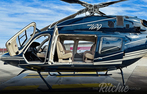 Helicopter Bell 429 Serial 57229 Register N429TF N530AB C-FEPG used by Bell Helicopter ,Bell Helicopter Canada. Built 2014. Aircraft history and location