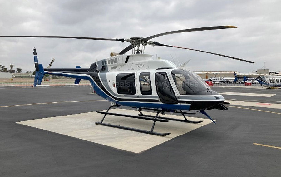 Helicopter Bell 407GX Serial 54527 Register N972PC N519SP C-FETF used by SDSO (San Diego County Sheriffs Department) ,Bell Helicopter ,Bell Helicopter Canada. Built 2014. Aircraft history and location
