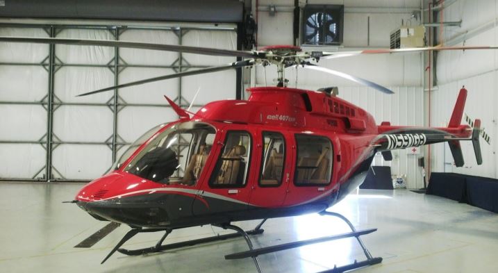 Helicopter Bell 407GXP Serial 54635 Register N98ZA VT-PSR N591GB used by Bell Helicopter. Built 2015. Aircraft history and location