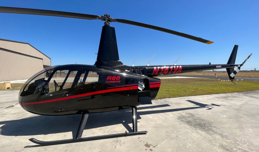 Helicopter Robinson R66 Turbine Serial 1010 Register N141VA UR-GTR. Built 2020. Aircraft history and location