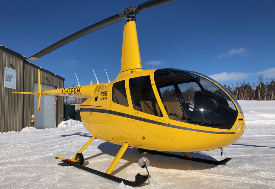 Helicopter Robinson R66 Turbine Serial 0817 Register C-GFKH. Built 2017. Aircraft history and location