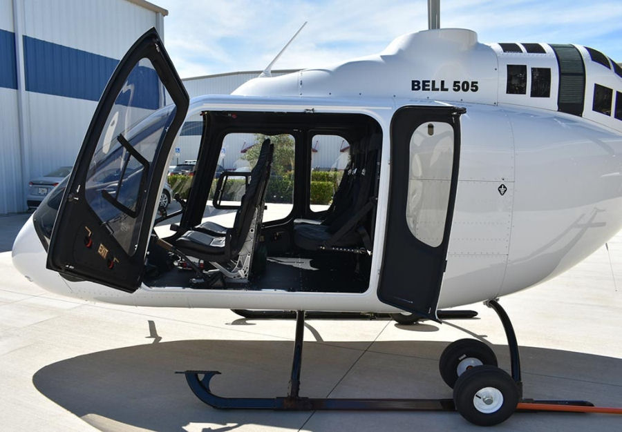 Helicopter Bell 505 Jet Ranger X Serial 65424 Register N83505 used by Bell Helicopter. Built 2022. Aircraft history and location