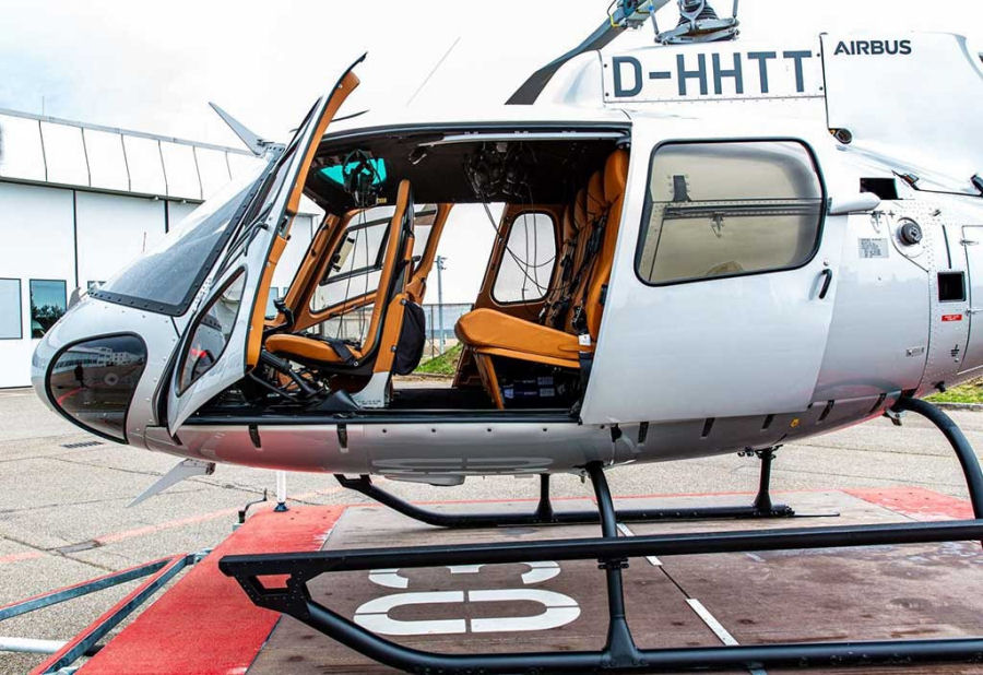 Helicopter Airbus H125 Serial 9209 Register D-HHTT. Built 2021. Aircraft history and location