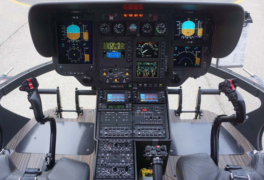 Helicopter Airbus EC145 Serial 9669 Register VP-COV. Built 2014 Converted to EC145 MB. Aircraft history and location