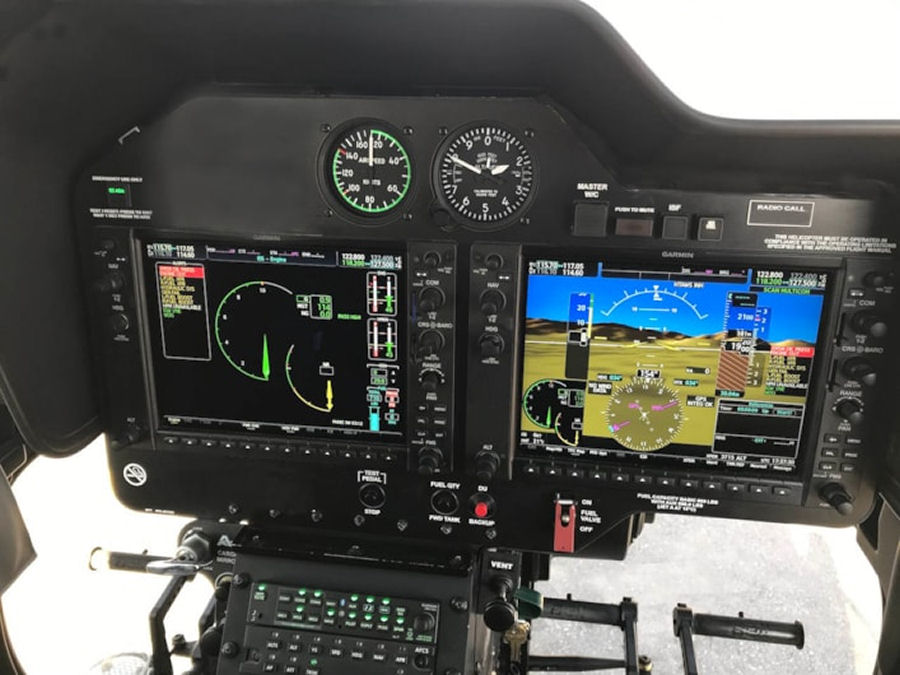 Helicopter Bell 407GXi Serial 54813 Register N88EG C-GDGQ used by Eagle Copters Chile ,Eagle Copters ,Bell Helicopter Canada. Built 2018. Aircraft history and location