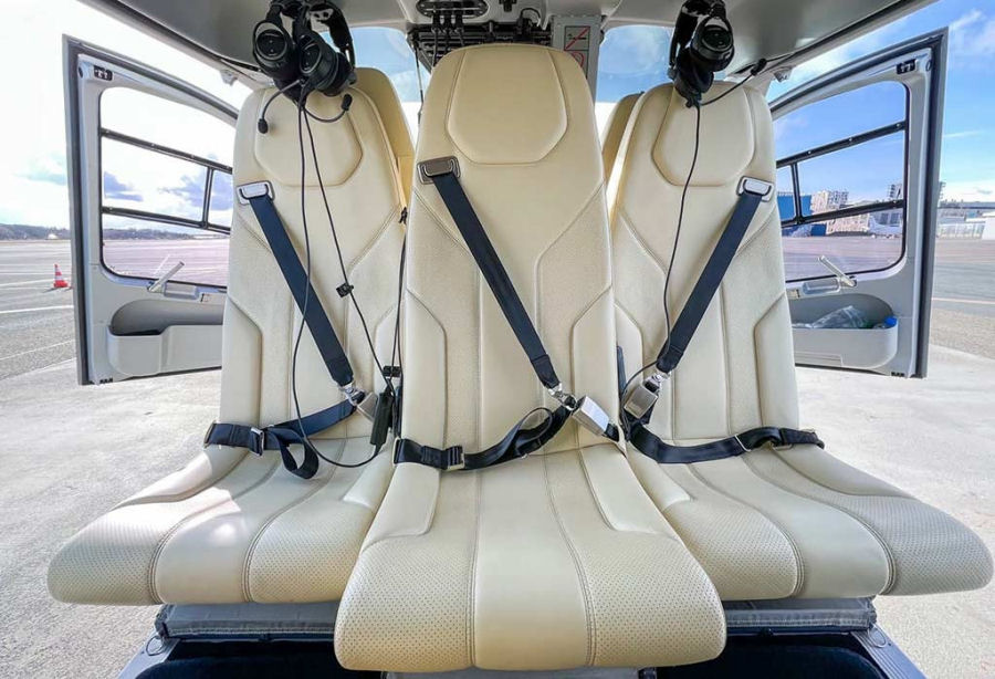 Helicopter Airbus Helicopters ACH135 Serial 2064 Register ES-AUR G-LAVA used by Airbus Helicopters UK. Built 2018. Aircraft history and location