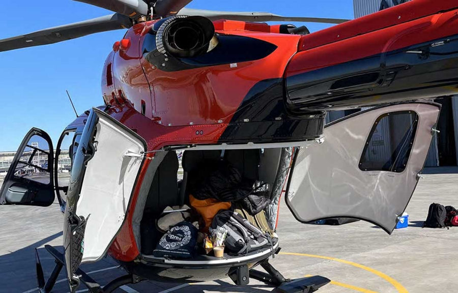Helicopter Airbus H145 / BK117D3 Serial 21099 Register CC-NYA. Built 2021. Aircraft history and location