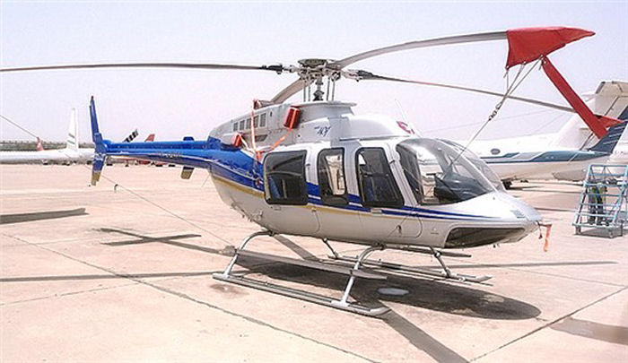 Helicopter Bell 407 Serial 53802 Register VT-RPN N2666B used by Bell Helicopter. Built 2007. Aircraft history and location