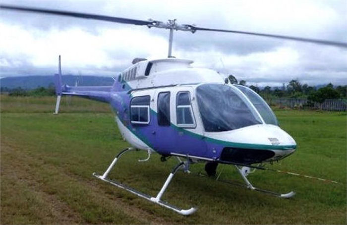 Helicopter Bell 206L-3 Long Ranger Serial 51416 Register P2-HCU N254EV used by Evergreen Helicopters. Built 1990. Aircraft history and location