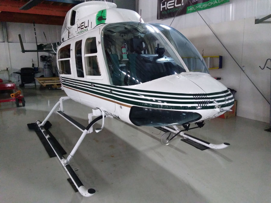 Helicopter Bell 206L-3 Long Ranger Serial 51009 Register C-GWHM N22621. Built 1982. Aircraft history and location