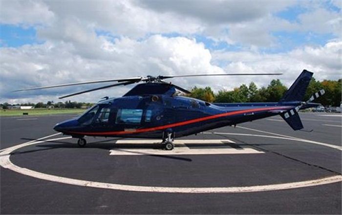 Helicopter Agusta A109C Serial 7672 Register N30FD EI-MEL LV-WXA N4NM used by AgustaWestland Philadelphia (AgustaWestland USA). Built 1995. Aircraft history and location
