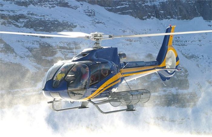 Helicopter Eurocopter EC130B4 Serial 3718 Register CC-CEE used by Ecocopter. Built 2003. Aircraft history and location