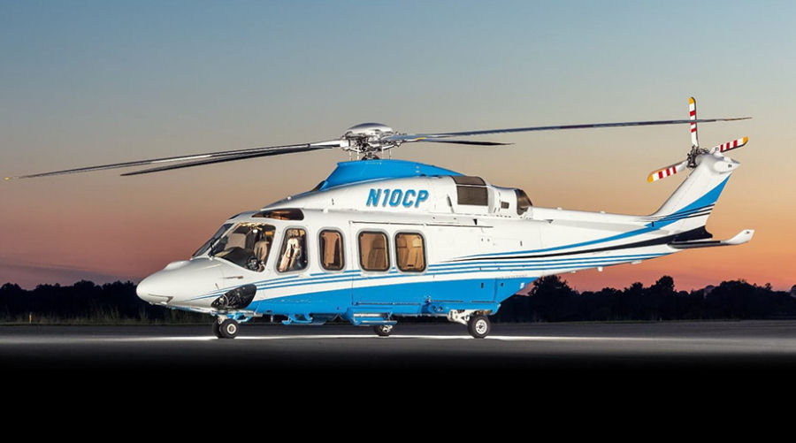 Helicopter AgustaWestland AW139 Serial 41544 Register N181P N10CP used by Peak Enterprises ,AgustaWestland Philadelphia (AgustaWestland USA). Built 2018. Aircraft history and location