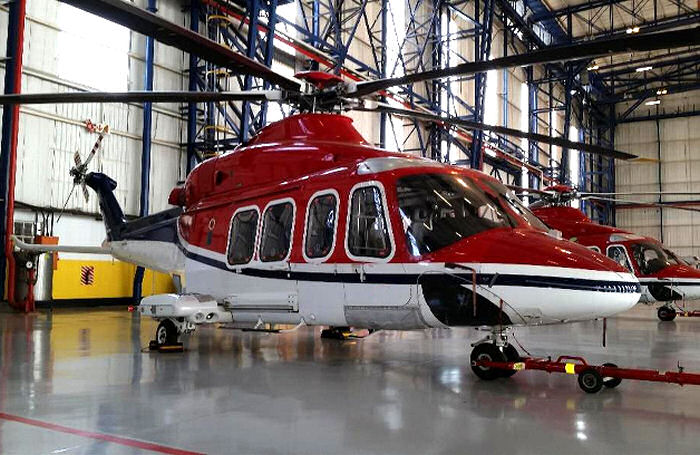 Helicopter AgustaWestland AW139 Serial 31070 Register N307MR VP-CHP 5H-MXP C-GNCU 5N-BJC used by CHC Cayman Islands ,CHC (Canadian Helicopter Corporation) ,CHC Helicopters Nigeria. Built 2007. Aircraft history and location