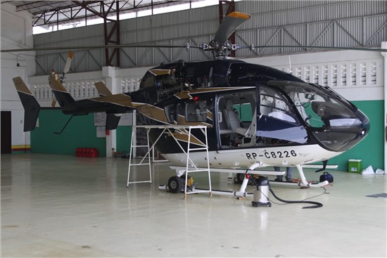 Helicopter Eurocopter EC145 Serial 9274 Register RP-C8226. Built 2010. Aircraft history and location