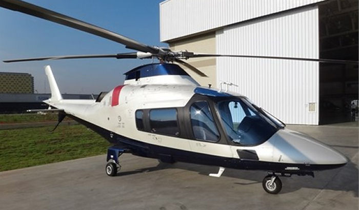Helicopter AgustaWestland AW109E Power Serial 11769 Register G-TXTV N53BK PR-FZZ. Built 2009. Aircraft history and location