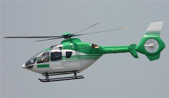Helicopter Eurocopter EC135P2+ Serial 0624 Register VT-IBA. Built 2007. Aircraft history and location