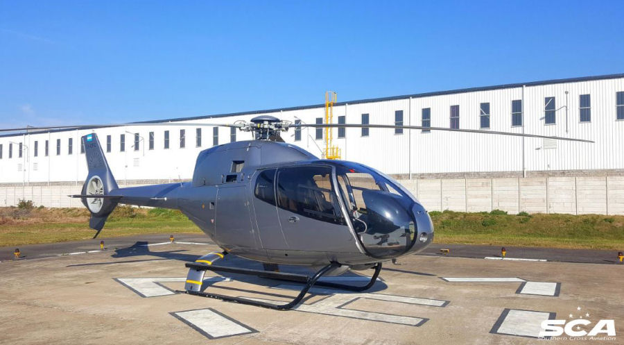 Helicopter Eurocopter EC120B Serial 1522 Register LV-CFC HS-ECN HS-SFF F-OKEH used by SFS Aviation ,Eurocopter Southeast Asia ESEA. Built 2007. Aircraft history and location