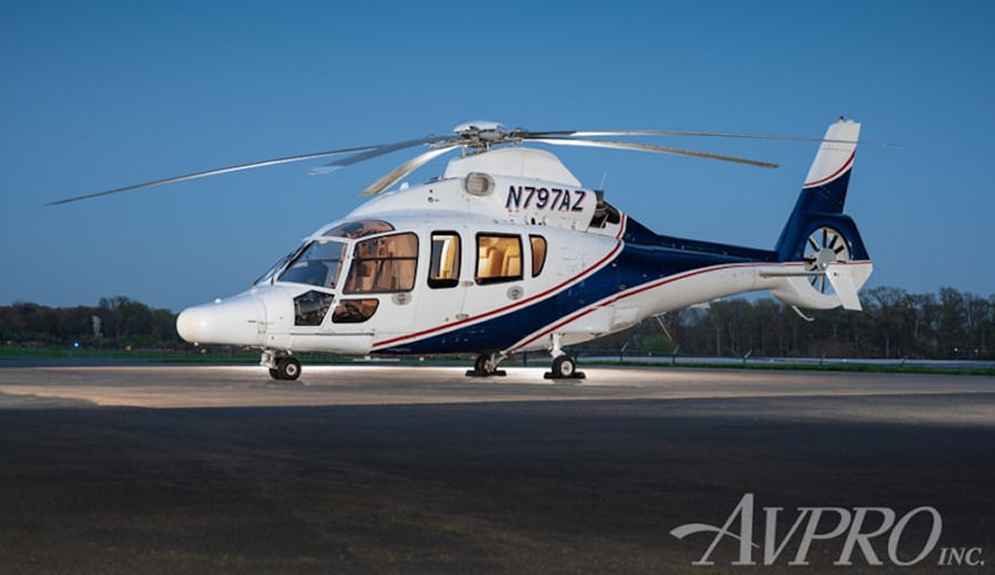 Helicopter Eurocopter EC155B1 Serial 6746 Register N797AZ. Built 2006. Aircraft history and location