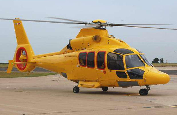Helicopter Eurocopter EC155B1 Serial 6876 Register OO-NHK used by NHV NHV Ghana. Built 2009. Aircraft history and location