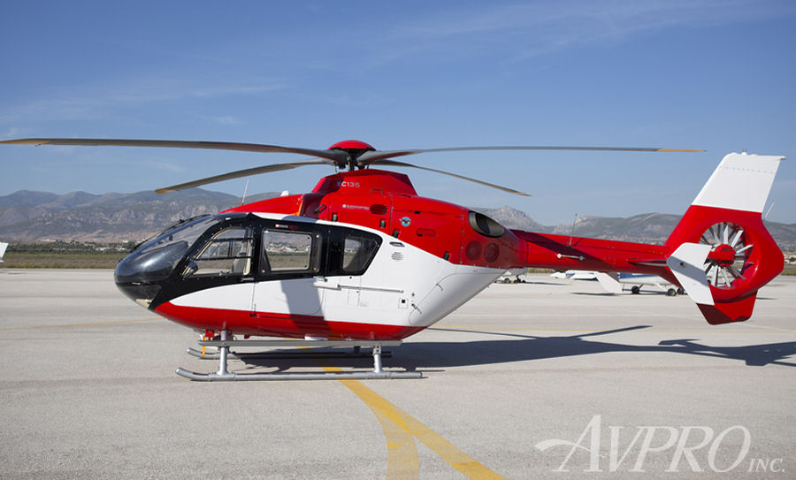 Helicopter Eurocopter EC135T2+ Serial 1102 Register VH-XUV VH-AUN TC-HFY used by Mackay Helicopters ,Türk Hava Kurumu THK (Turkish Aeronautical Association). Built 2013. Aircraft history and location