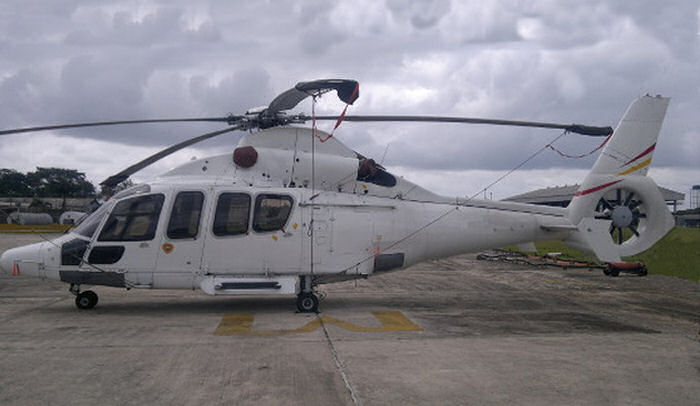 Helicopter Eurocopter EC155B Serial 6611 Register 5N-BDM used by Aero Contractors Nigeria ,Bristow Helicopters Nigeria BHN. Built 2001. Aircraft history and location
