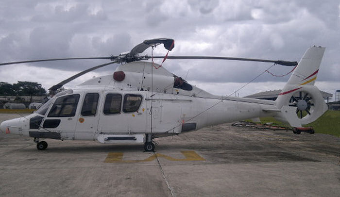 Helicopter Eurocopter EC155B Serial 6611 Register 5N-BDM used by Aero Contractors Nigeria ,Bristow Helicopters Nigeria BHN. Built 2001. Aircraft history and location