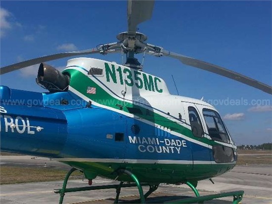 Helicopter Eurocopter AS350B2 Ecureuil Serial 3826 Register N135MC used by MDPD (Miami-Dade Police Department). Built 2004. Aircraft history and location