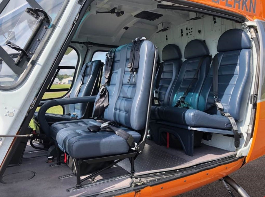 Detailed history and photos of helicopter Eurocopter AS350B3 Ecureuil Serial 3587 Register G-ERKN G-ORKI EC-IHX F-WQRN used by British International Helicopters BIH ,London Helicopter Centres ,TAF Helicopters ,Eurocopter France Track service timeline and current status.