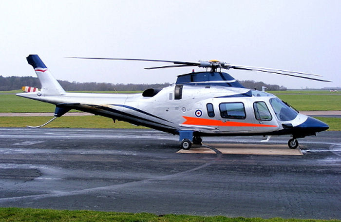 Helicopter Agusta A109E Power Serial 11111 Register G-EMHB ZR324 YR-TIA HB-ZDL used by FB Heliservices ,Royal Air Force RAF ,Castle Air Charters. Built 2000. Aircraft history and location