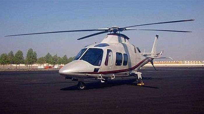 Helicopter AgustaWestland AW109S Grand Serial 22062 Register A6-FLK N109TH used by Falcon Aviation Services. Built 2007. Aircraft history and location