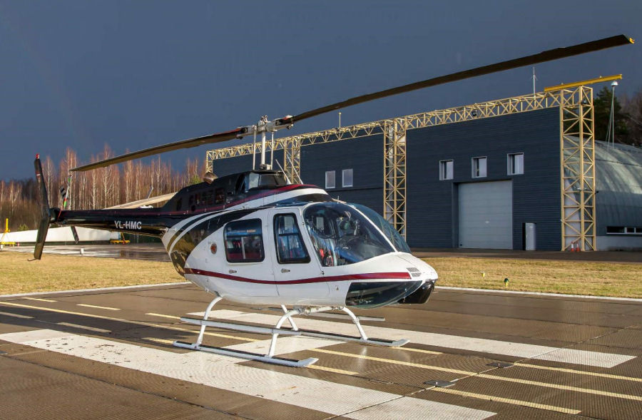Helicopter Bell 206B-3 Jet Ranger Serial 4583 Register YL-HMC RA-01911 N4201W used by Bell Helicopter. Built 2004. Aircraft history and location