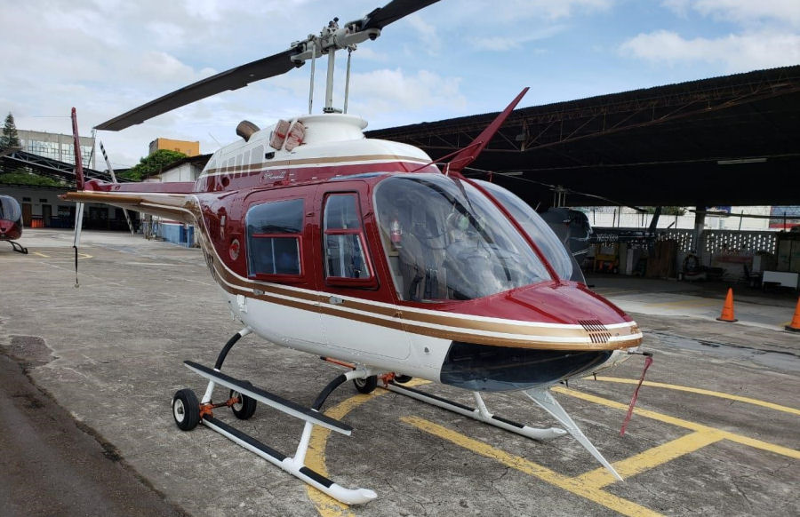 Helicopter Bell 206B-3 Jet Ranger Serial 4435 Register HR-ATF N1159Q used by Bell Helicopter. Built 1996. Aircraft history and location