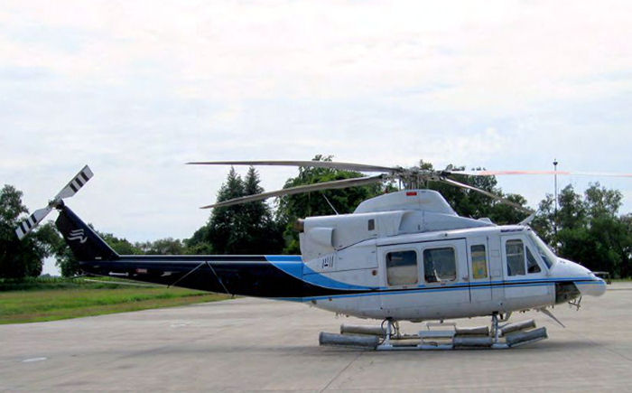 Helicopter Bell 412EP Serial 36411 Register PK-TVD N7506M used by Travira Air ,Bell Helicopter. Built 2006. Aircraft history and location