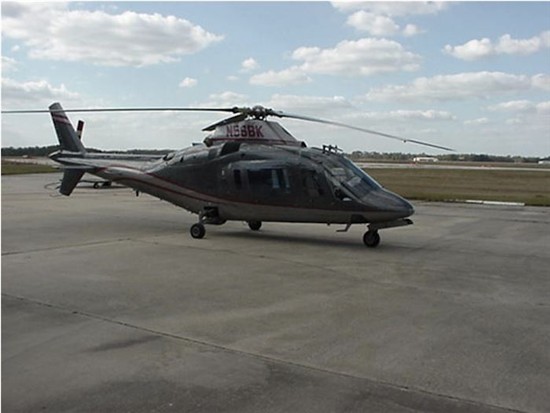 Helicopter Agusta A109A-II Serial 7284 Register N56BK N74TC N109GL JA9643 I-DACH N200SH. Built 1985. Aircraft history and location