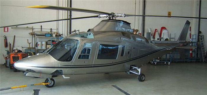 Helicopter Agusta A109A-II Serial 7396 Register I-AGSN. Built 1988. Aircraft history and location