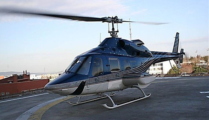 Helicopter Bell 230 Serial 23021 Register TC-HCT TC-HTS N5292L C-GAJR used by Bell Helicopter ,Bell Helicopter Canada. Built 1994. Aircraft history and location