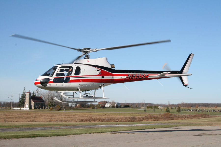 Helicopter Aerospatiale AS350D Astar Serial 1396 Register N5779Y N89DC. Built 1980. Aircraft history