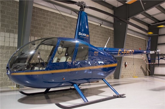 Helicopter Robinson R44 Raven II Serial 11089 Register C-FHOZ. Built 2006. Aircraft history and location