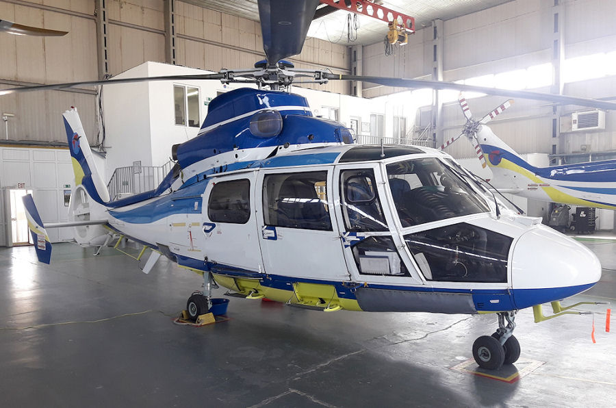 Helicopter Eurocopter AS365N3 Dauphin 2 Serial 6744 Register UN-E6501 UP-AS102 used by Euro-Asia Air JSC. Built 2006. Aircraft history