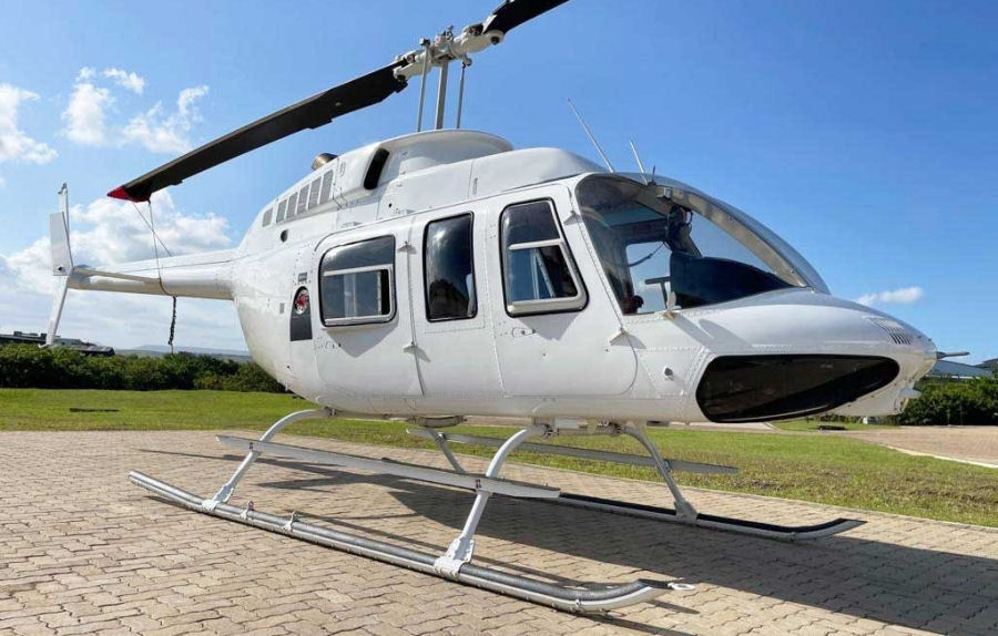 Helicopter Bell 206L-4 Long Ranger Serial 52398 Register ZT-RTA N389RL used by BAC Helicopters ,TVPX ,State of Utah ,RLC (Rotorcraft Leasing Company) ,Bell Helicopter. Built 2009. Aircraft history and location