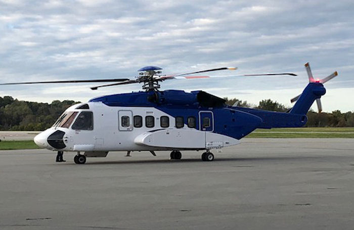 Helicopter Sikorsky S-92A Serial 92-0194 Register G-EMEF C-GUVZ N292BG N194H used by CHC Scotia ,Heli-One ,Bristow US ,Sikorsky Helicopters. Built 2012. Aircraft history and location