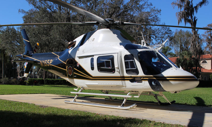 Helicopter Agusta A119 Koala Serial 14030 Register N165P N803AL used by PSP (Pennsylvania State Police) ,AgustaWestland Philadelphia (AgustaWestland USA). Built 2003. Aircraft history and location
